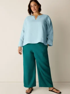 Organic Linen Wide-Leg Pant