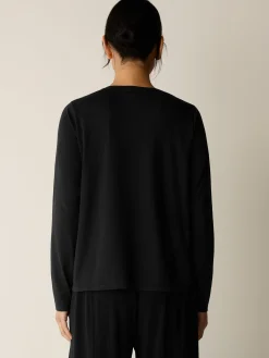 Organic Pima Cotton Jersey Long-Sleeve Tee