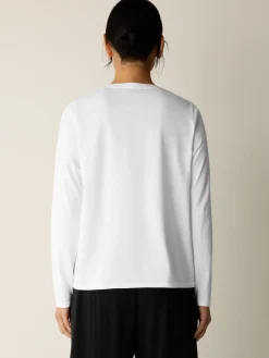 Organic Pima Cotton Jersey Long-Sleeve Tee