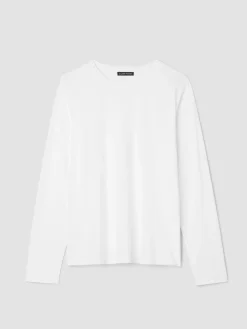 Organic Pima Cotton Jersey Long-Sleeve Tee