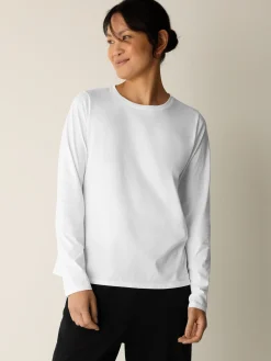 Organic Pima Cotton Jersey Long-Sleeve Tee
