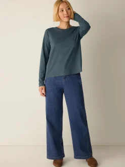 Organic Pima Cotton Jersey Long-Sleeve Tee