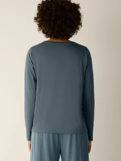 Organic Pima Cotton Jersey Long-Sleeve Tee