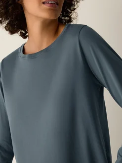 Organic Pima Cotton Jersey Long-Sleeve Tee