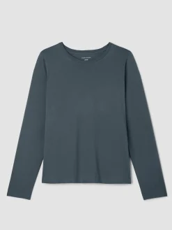Organic Pima Cotton Jersey Long-Sleeve Tee