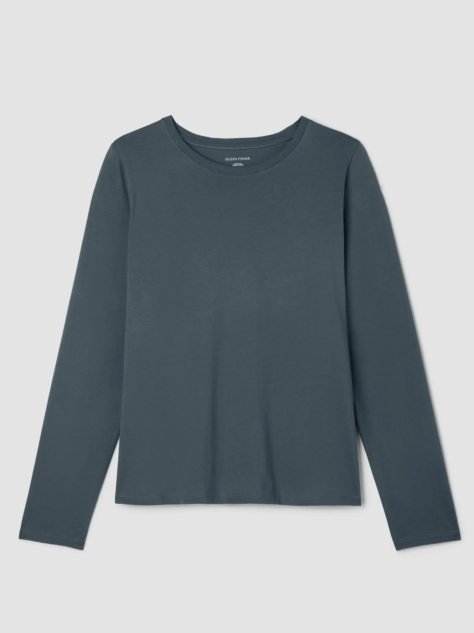 Organic Pima Cotton Jersey Long-Sleeve Tee