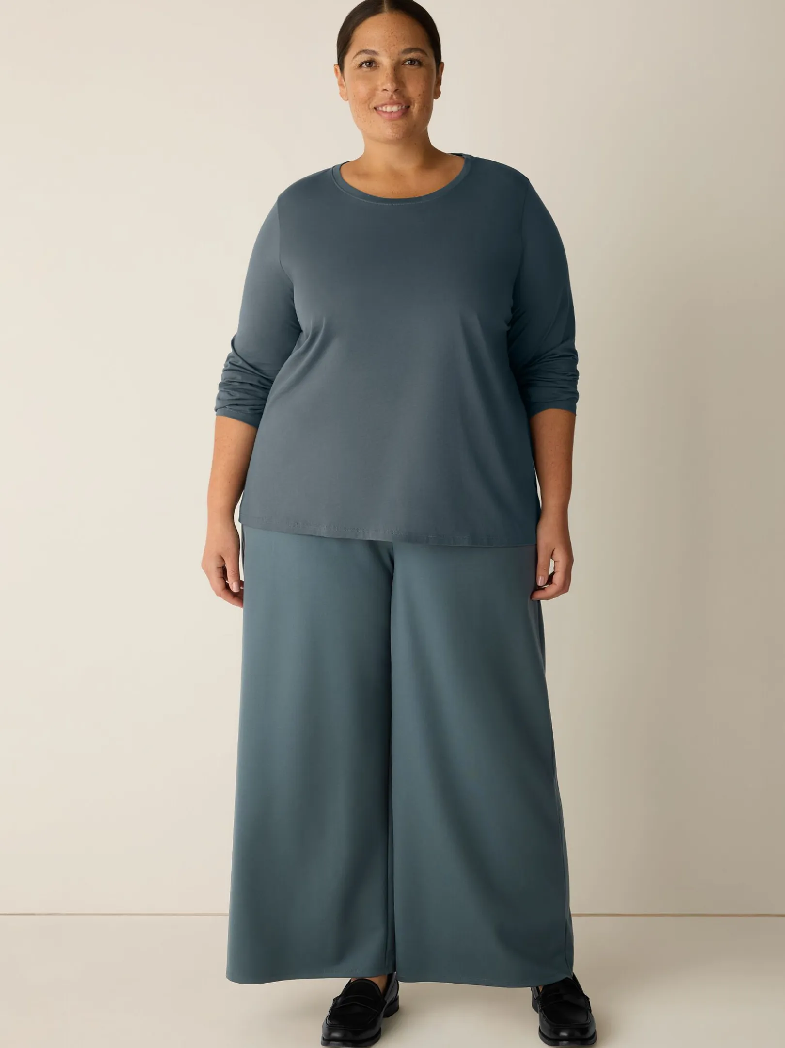 Organic Pima Cotton Jersey Long-Sleeve Tee