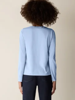 Organic Pima Cotton Jersey Long-Sleeve Tee