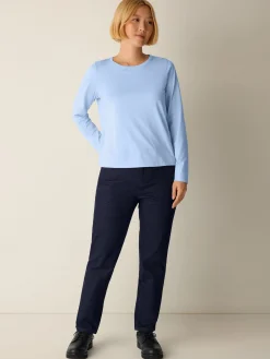 Organic Pima Cotton Jersey Long-Sleeve Tee