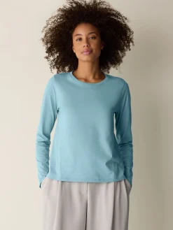 Organic Pima Cotton Jersey Long-Sleeve Tee