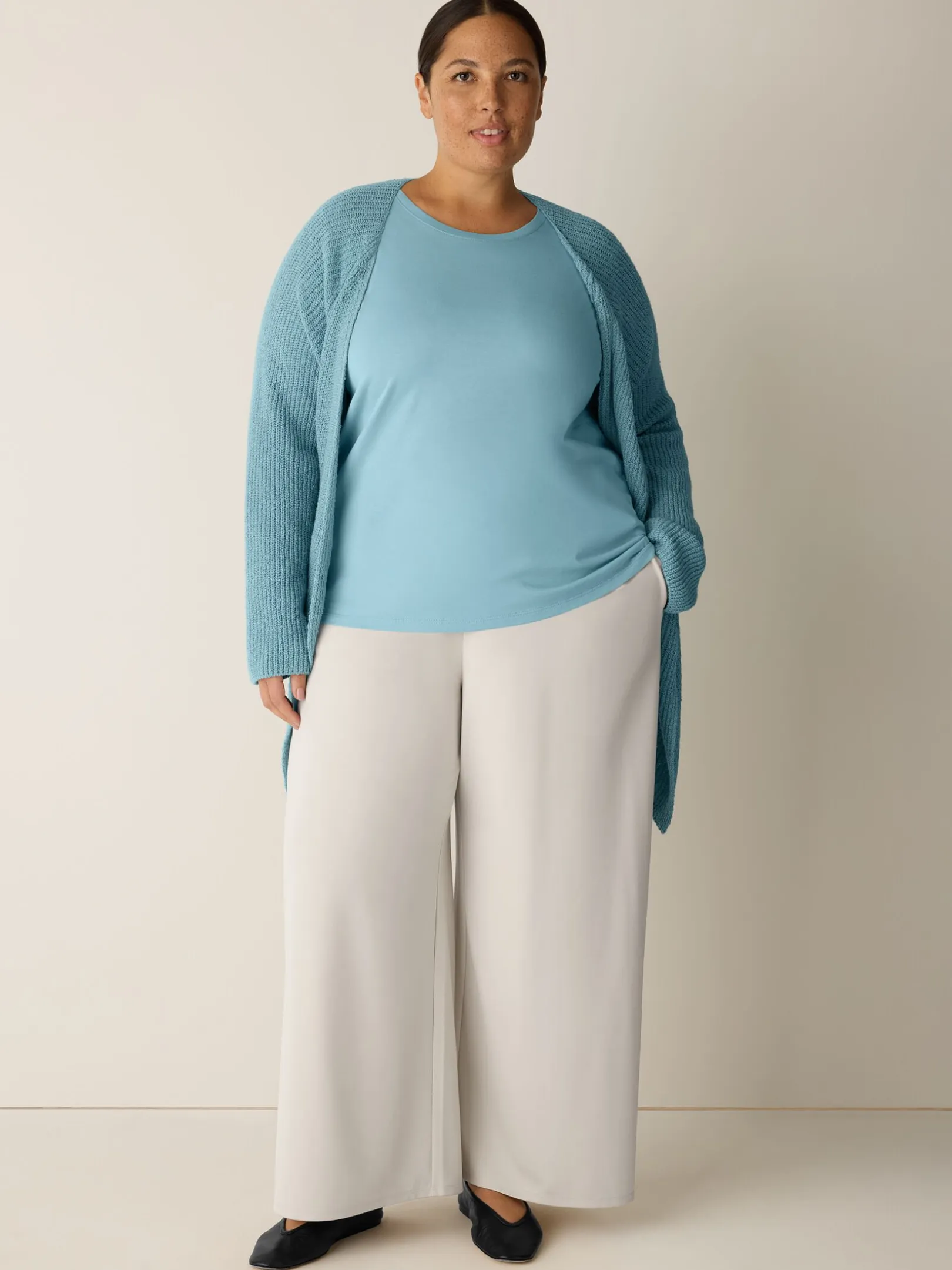 Organic Pima Cotton Jersey Long-Sleeve Tee