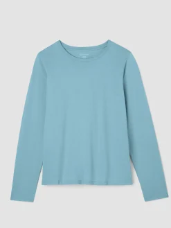 Organic Pima Cotton Jersey Long-Sleeve Tee