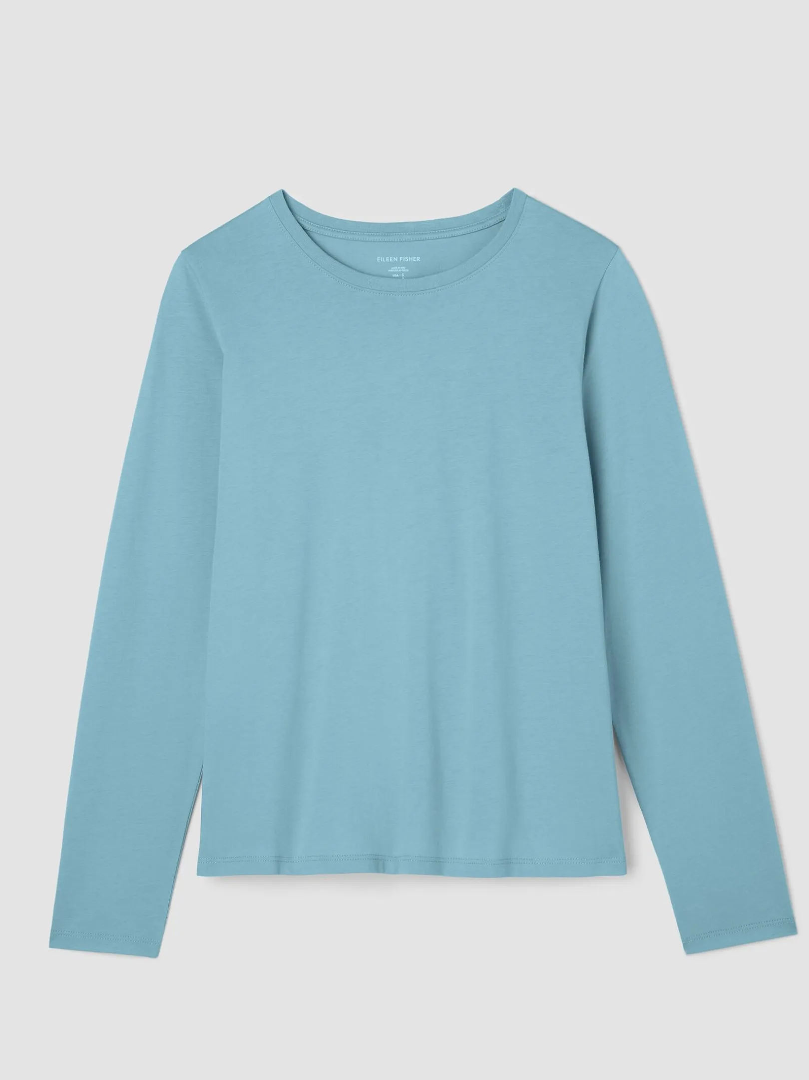 Organic Pima Cotton Jersey Long-Sleeve Tee