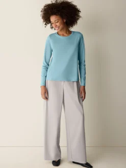 Organic Pima Cotton Jersey Long-Sleeve Tee