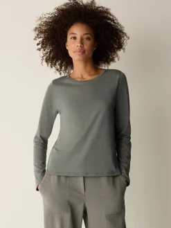Organic Pima Cotton Jersey Long-Sleeve Tee