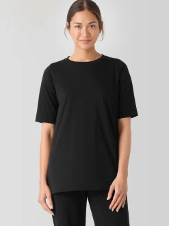 Organic Pima Cotton Jersey Long Tee