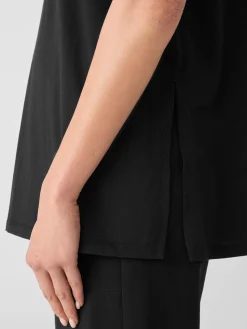 Organic Pima Cotton Jersey Long Tee