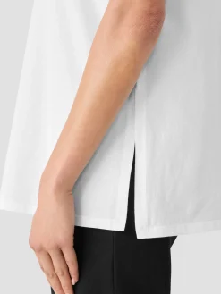 Organic Pima Cotton Jersey Long Tee
