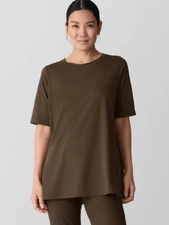 Organic Pima Cotton Jersey Long Tee