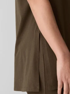 Organic Pima Cotton Jersey Long Tee