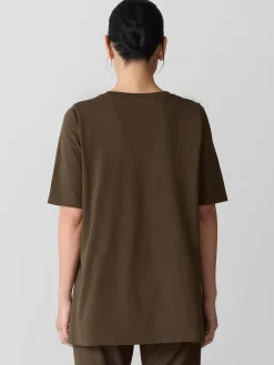 Organic Pima Cotton Jersey Long Tee