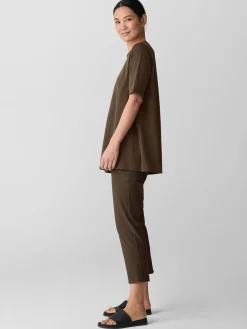 Organic Pima Cotton Jersey Long Tee