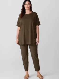 Organic Pima Cotton Jersey Long Tee