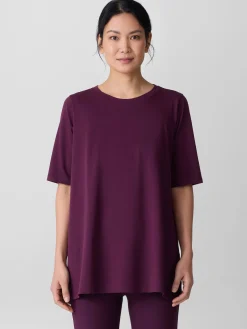 Organic Pima Cotton Jersey Long Tee