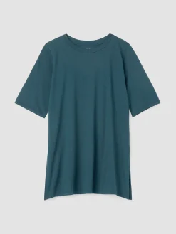 Organic Pima Cotton Jersey Long Tee