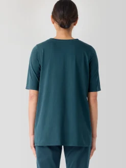 Organic Pima Cotton Jersey Long Tee