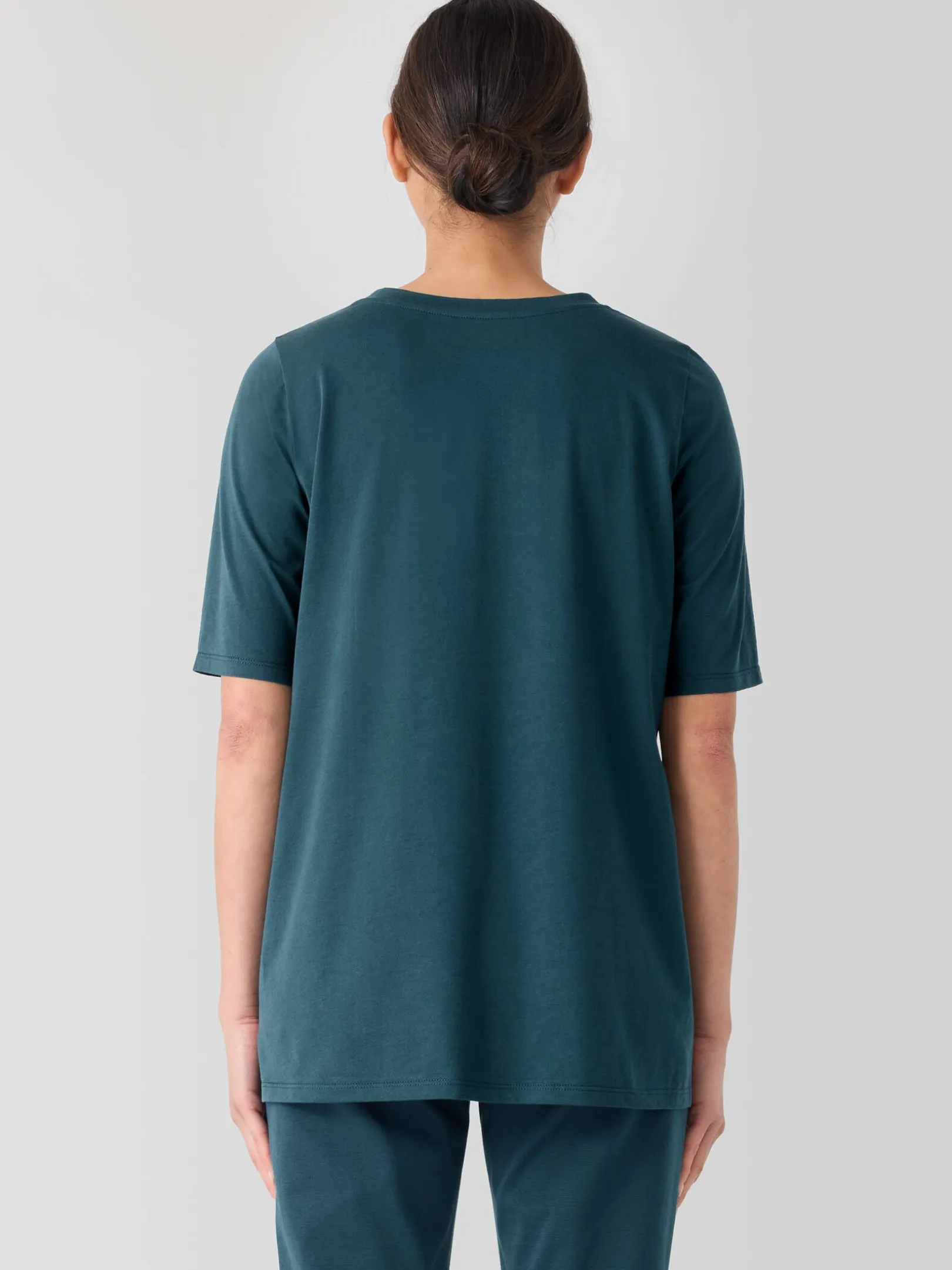 Organic Pima Cotton Jersey Long Tee