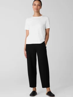 Organic Pima Cotton Jersey Round Neck Tee