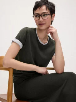 Organic Pima Cotton Jersey Round Neck Tee