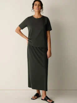 Organic Pima Cotton Jersey Round Neck Tee