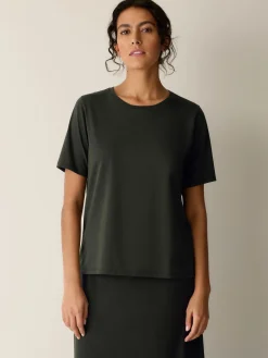 Organic Pima Cotton Jersey Round Neck Tee