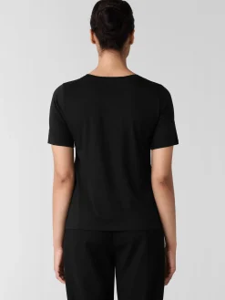 Organic Pima Cotton Jersey Round Neck Tee