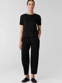 Organic Pima Cotton Jersey Round Neck Tee