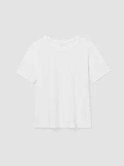 Organic Pima Cotton Jersey Round Neck Tee