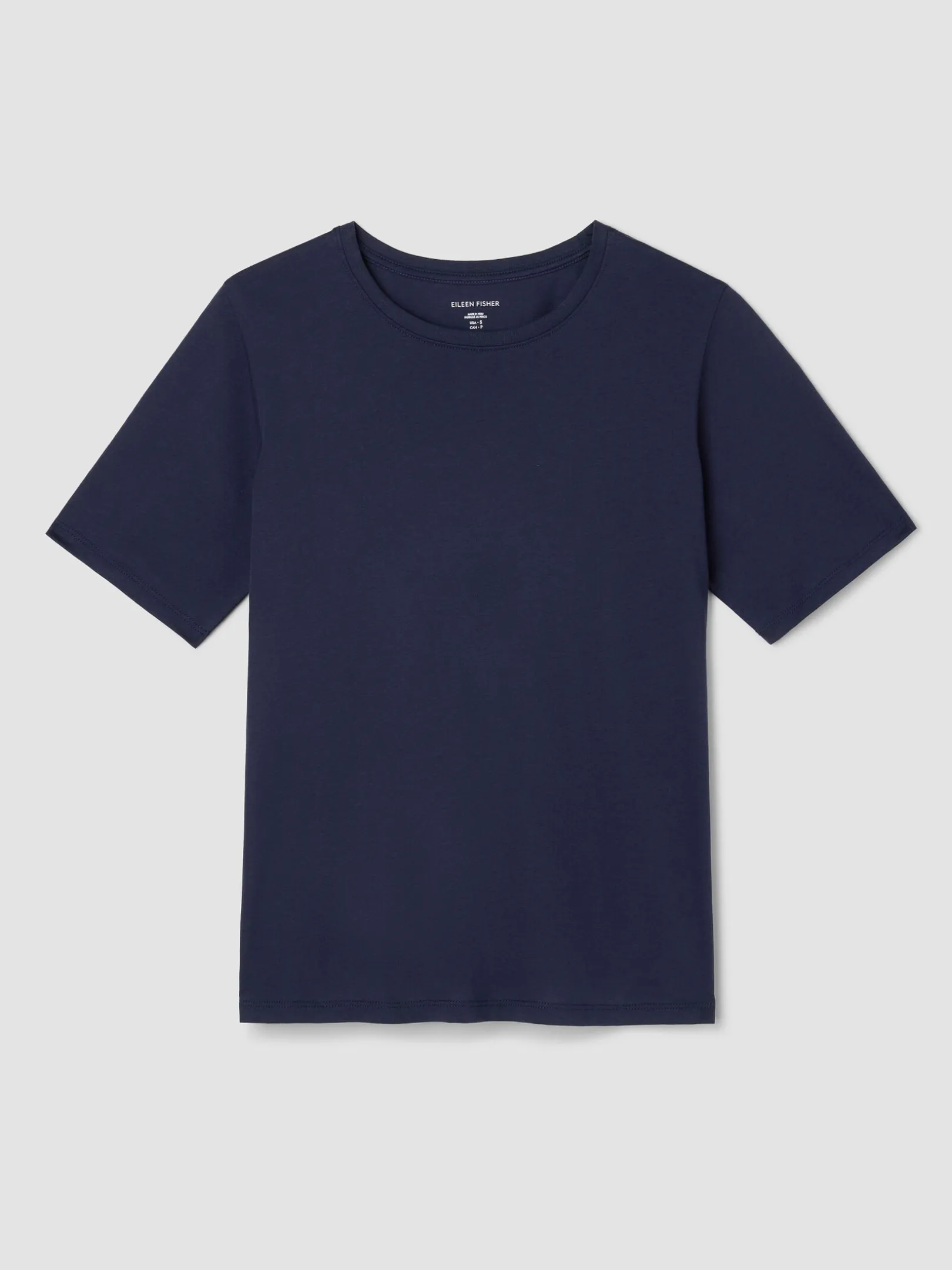Organic Pima Cotton Jersey Round Neck Tee