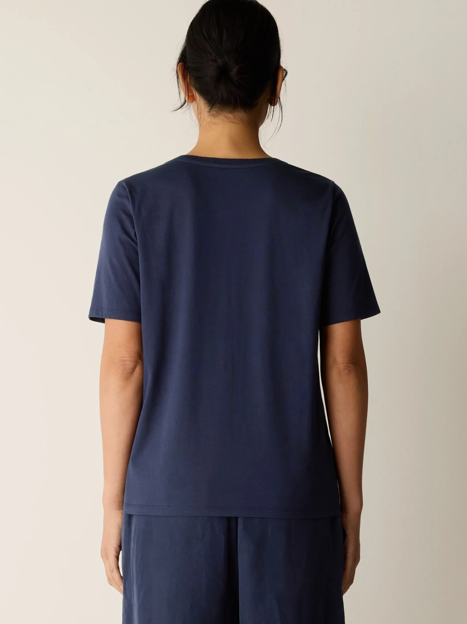 Organic Pima Cotton Jersey Round Neck Tee