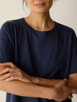 Organic Pima Cotton Jersey Round Neck Tee