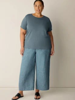 Organic Pima Cotton Jersey Round Neck Tee