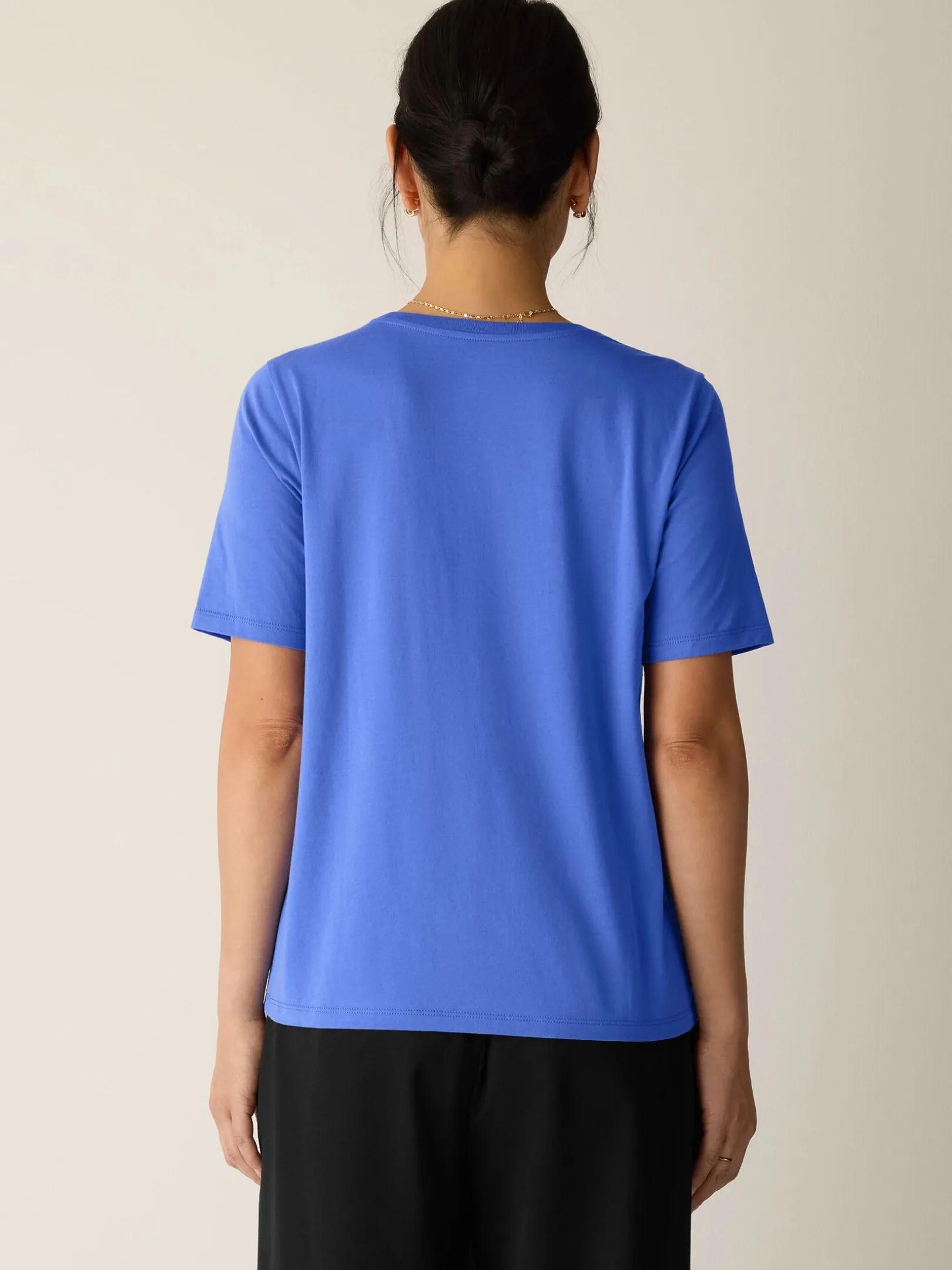 Organic Pima Cotton Jersey Round Neck Tee