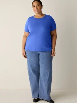 Organic Pima Cotton Jersey Round Neck Tee
