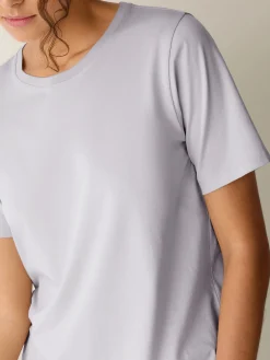 Organic Pima Cotton Jersey Round Neck Tee