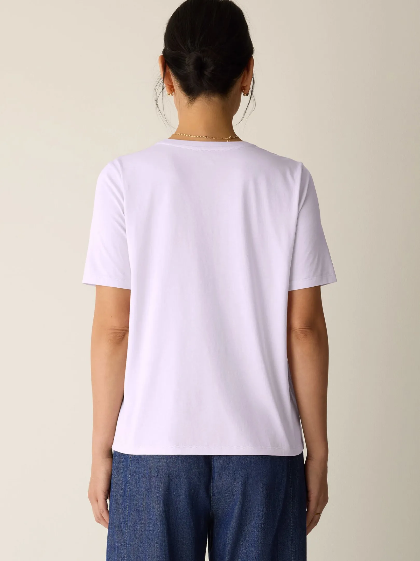 Organic Pima Cotton Jersey Round Neck Tee