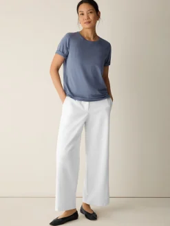 Organic Pima Cotton Jersey Round Neck Tee