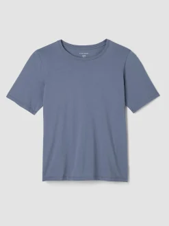 Organic Pima Cotton Jersey Round Neck Tee
