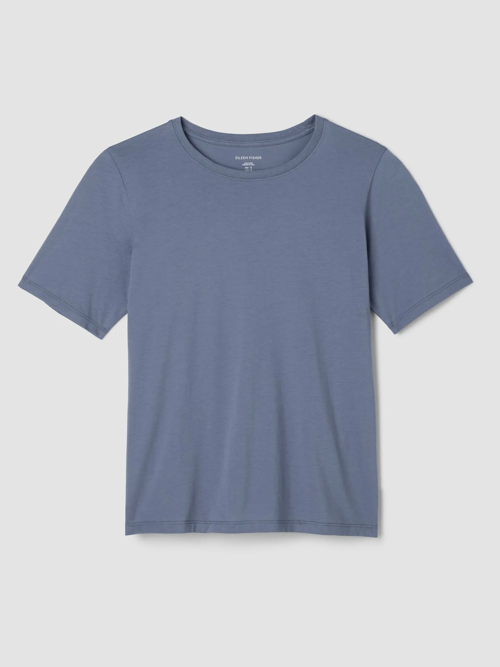 Organic Pima Cotton Jersey Round Neck Tee