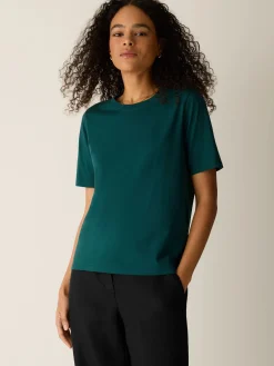 Organic Pima Cotton Jersey Round Neck Tee